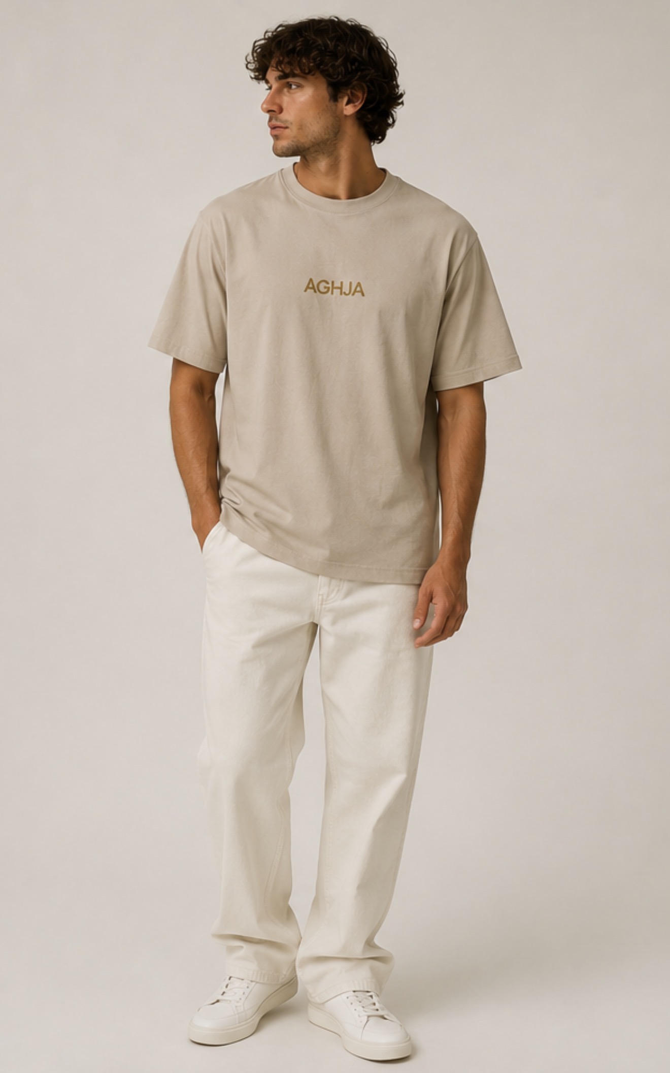 Nouveau drop AGHJA — T-shirt Sable Festa Vicinu Mare